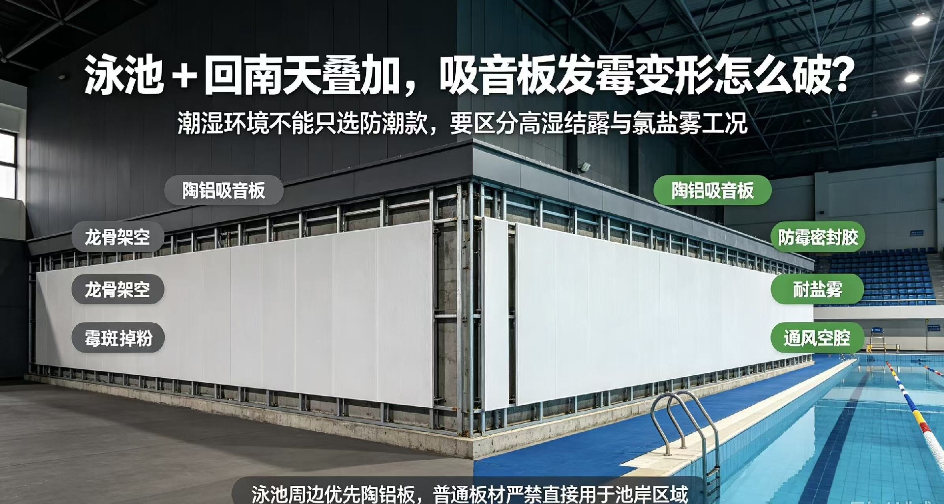 吸音板价差几十到三百，采购只对比板材单价行吗？